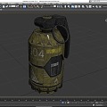 Grenade Grenade Sci-fi Grenade Smoke Bomb Flash Bomb High Explosive Bomb Tear Bomb Grenade Simple Mold Grenade Low Mold Low Face Grenade Game Grenade 3d model