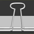 Silver Metal Paperclip As Practical Daily Office Supplies With Smooth Surface Design