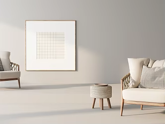Modern Sofa Chair Leisure Chair 3d model