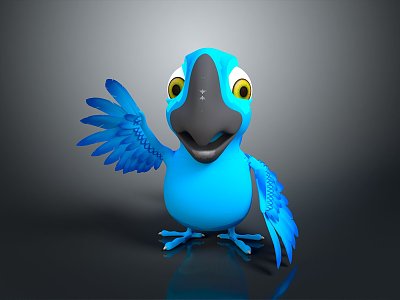 bird game animal cartoon animal realistic animal model