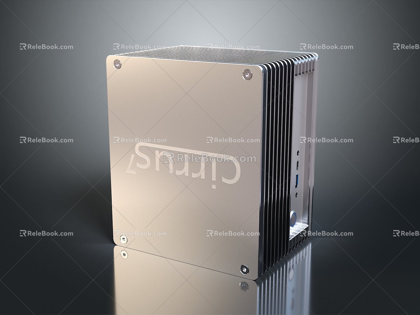 Modern heat sink CPU radiator radiator computer radiator model