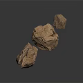Natural Wood Stone Decorative Blocks With Rough Texture And Various Sizes For Home Decoration
