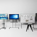 Modern TV Display 3d model