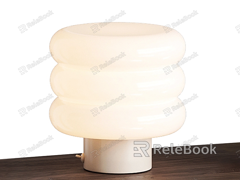 Modern acrylic round table lamp model