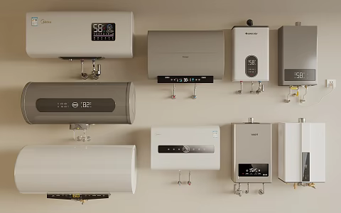 Water Heater Gas Water Heater 3d model