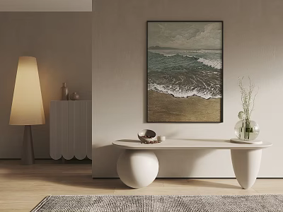 Quiet Decorative Painting Decorative Hanging Painting 3d model