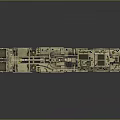 Military Weapon System on Mobile Launch Vehicle with Multiple Missile Tubes and Camouflage Design