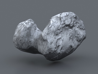 meteorite meteoroid meteorite head 3d model