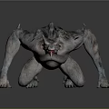 Scary Detailed Fantasy Mythical Monster Creature For Game Movie Character Design