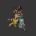 Colorful Fantasy Game And Movie Characters With Animal Features And Vibrant Designs