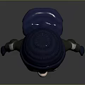 3D Cartoon Character Wearing Gray Beanie Mask Gray Outfit Dollar Sign Cape And White Shoes