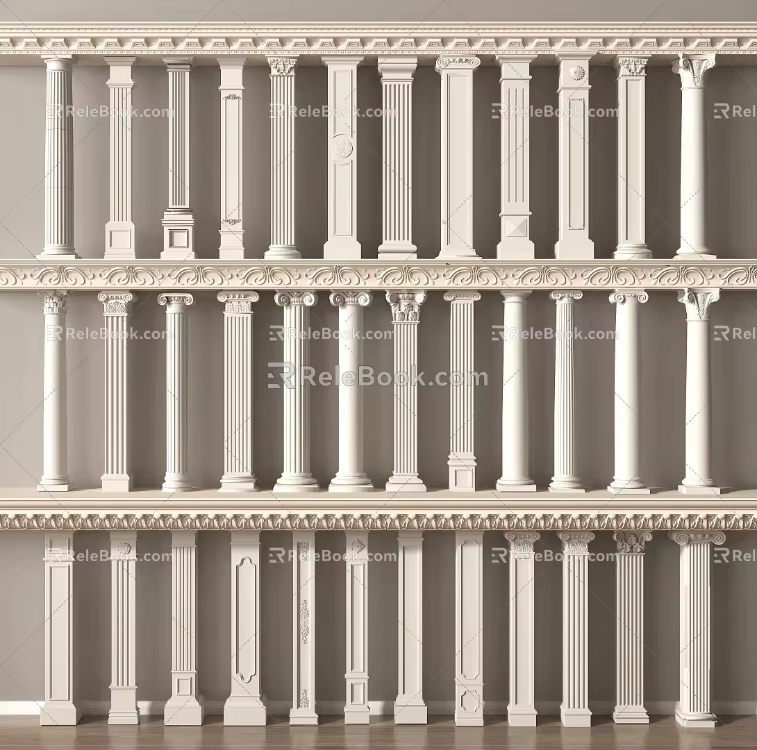 Roman Column 3d model