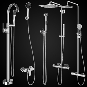 Modern Shower 3d model