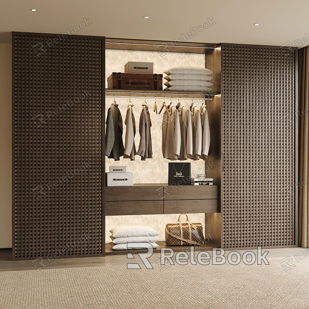 Modern Wardrobe Open Wardrobe Molteni Wardrobe Cloakroom Open Cloakroom model