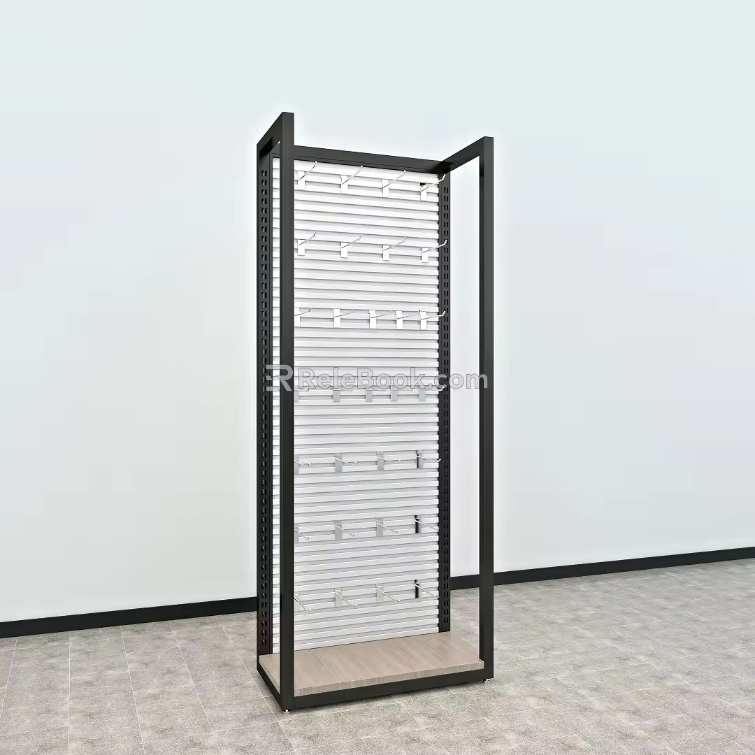 Shelf Customized Rack Display Rack Product Rack Iron Rack Roller Rack Rotating Rack Steel Structure Game Plate Jewelry Rack Vertical Display Rack Hook Shopping Mall 3d model