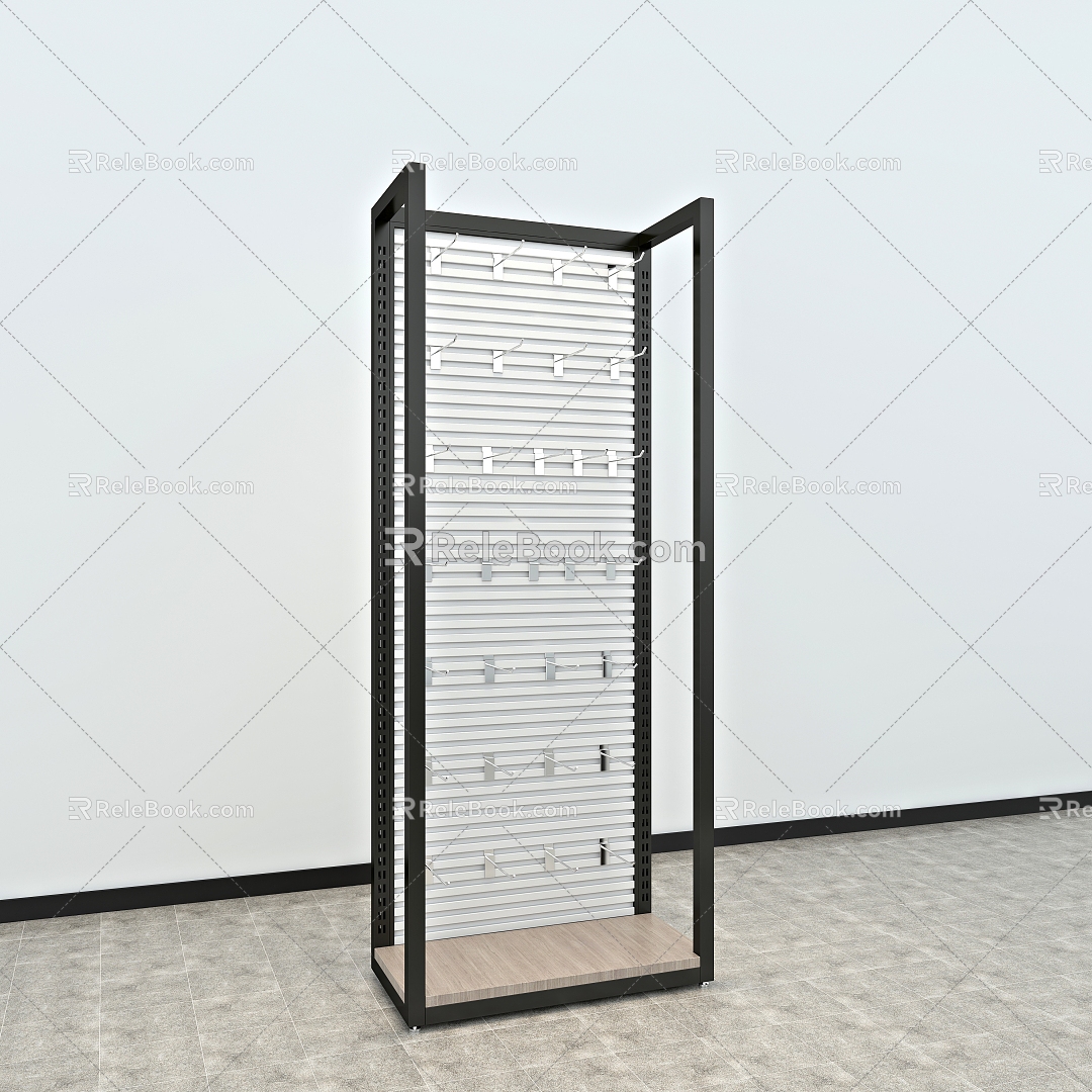 Shelf Customized Rack Display Rack Product Rack Iron Rack Roller Rack Rotating Rack Steel Structure Game Plate Jewelry Rack Vertical Display Rack Hook Shopping Mall 3d model