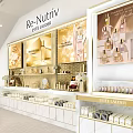 Re Nutriv Luxury Beauty Boutique with Elegant Interior and Product Displays