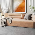 Modern chaise sofa 3d model