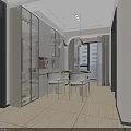 Modern Bright Minimalist Living And Dining Room Interior Design With Comfortable Cozy Home Furnishings