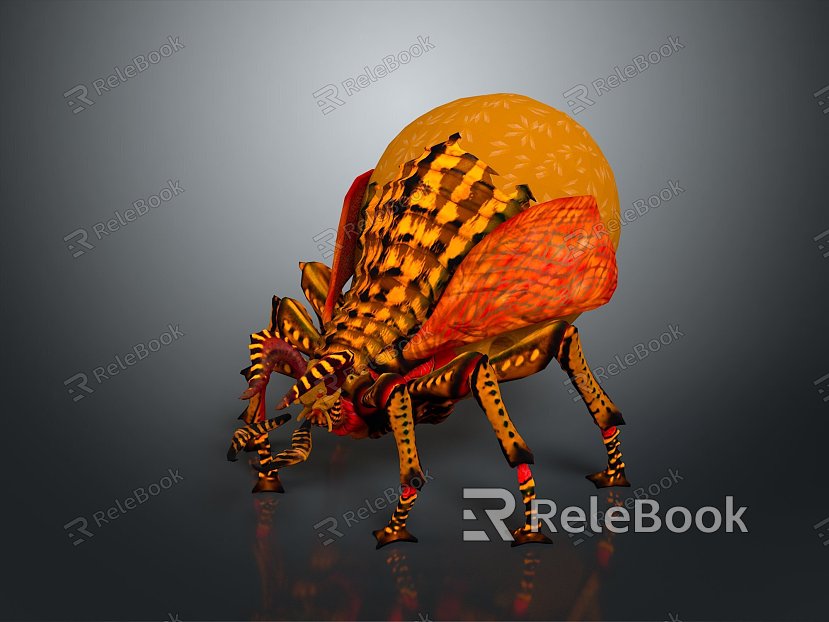 Alien Insects Sci-Fi Insects Magic Insects Strange Insects Fantasy Insects Insect Characters Game Characters model