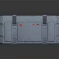 Gray Rigid Toolbox With Sturdy Construction Metal Latches And Branded Logo