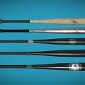 Variety of Wooden and Metal Baseball Bats for Sports Equipment Training and Game Use