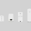 Modern Bathroom Accessories With Hand Soap Dispenser Tissue Holder And Trash Bin