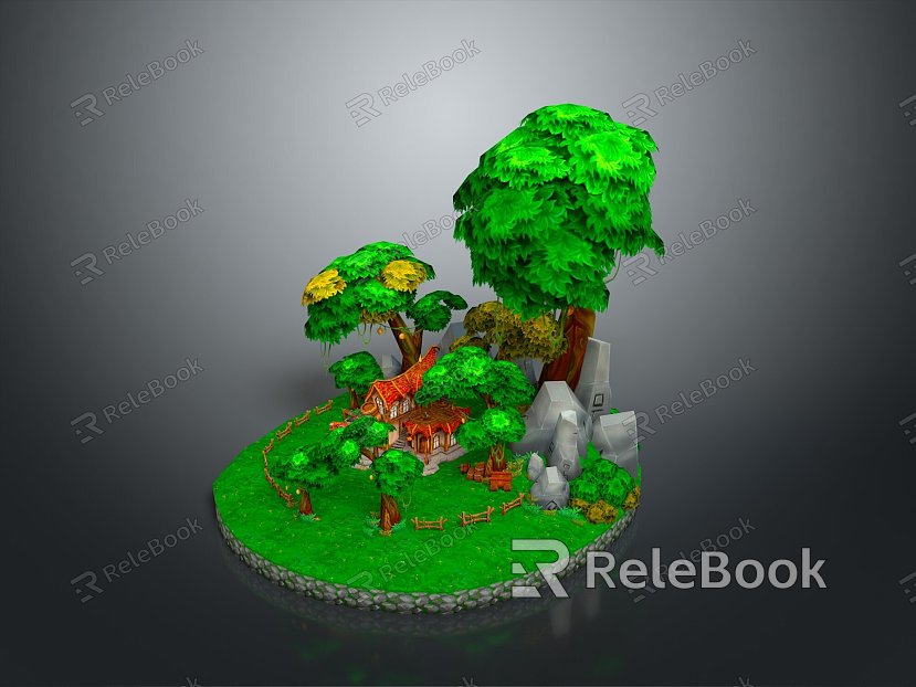 Game Environment Game Scene Fairy Tale Scene Fairy Tale Magic Scene Magic Item Fantasy Scene model