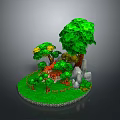 Game Environment Game Scene Fairy Tale Scene Fairy Tale Magic Scene Magic Item Fantasy Scene 3d model