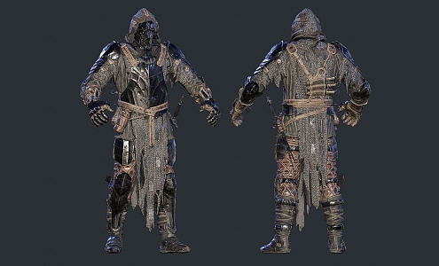 Necromancer Knight 3d model