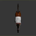 Brown Horse Standing With White Saddle Cloth Featuring Number 3 on Dark Background
