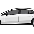 White Mercedes Modern Car With Sleek Body Black Roof Front Grille And Alloy Wheels