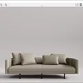 Modern Minotti Multiplayer Sofa 3d model