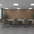 Modern Control Room Interior With Large Monitor Screen Control Desk And Ergonomic Chairs