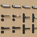 Minimalist Door Handle Room Door Handle Door Handle Toilet Handle 3d model