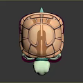Turtle Cartoon Turtle Snapping Turtle Chickbill Turtle Reptile Cold Blooded Animal Reptile Class 3d model