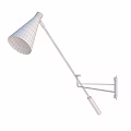 Modern Black and Gold Wall Lamp with Adjustable Arm for Home Decor Lighting Fixture