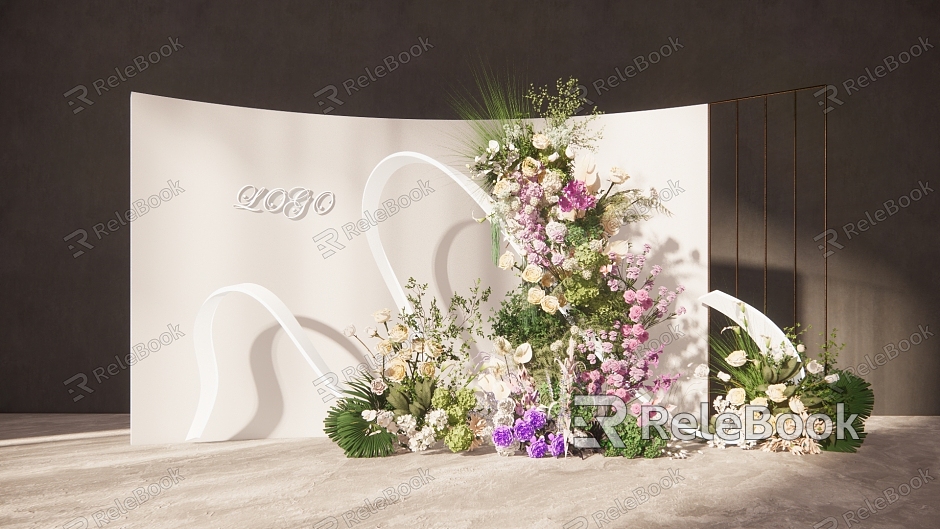 Modern Meichen Simple White Wedding model