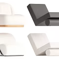 Modern Single Sofa 3d model