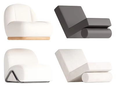 Modern Single Sofa 3d model
