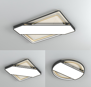 Light Luxury Ceiling Lamp Simple Ceiling Lamp 3d model