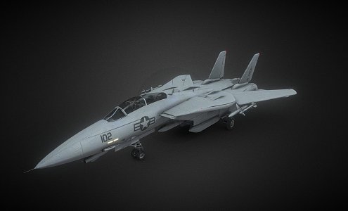 F14 Tomcat Fighter 3d model