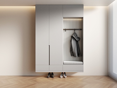 Shoe Cabinet Hallway Cabinet Suspension Shoe Cabinet 3d model