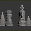 Modern Design Chess Pieces Set For Home Decor Living Room Tabletop