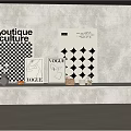 Boutique Culture Vogue Wall Art Decor With Geometric Prints And Home Accessories