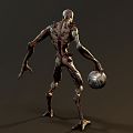 Game Role Game Character Demon Evil Skeleton Skin 3d model