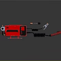 Red Tank Shaped Welding Equipment With Coil And Handle