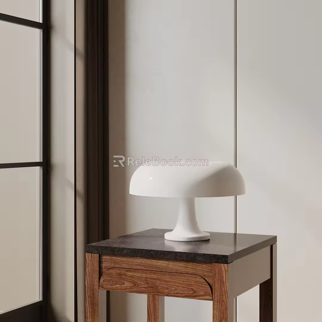 Modern table lamp 3d model