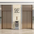 modern elevator 3d model