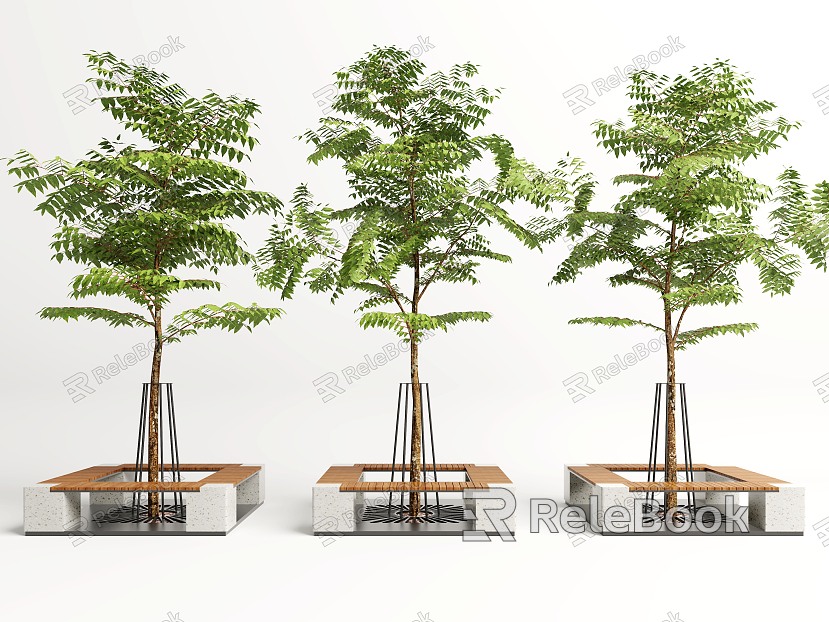 Landscape tree pool model